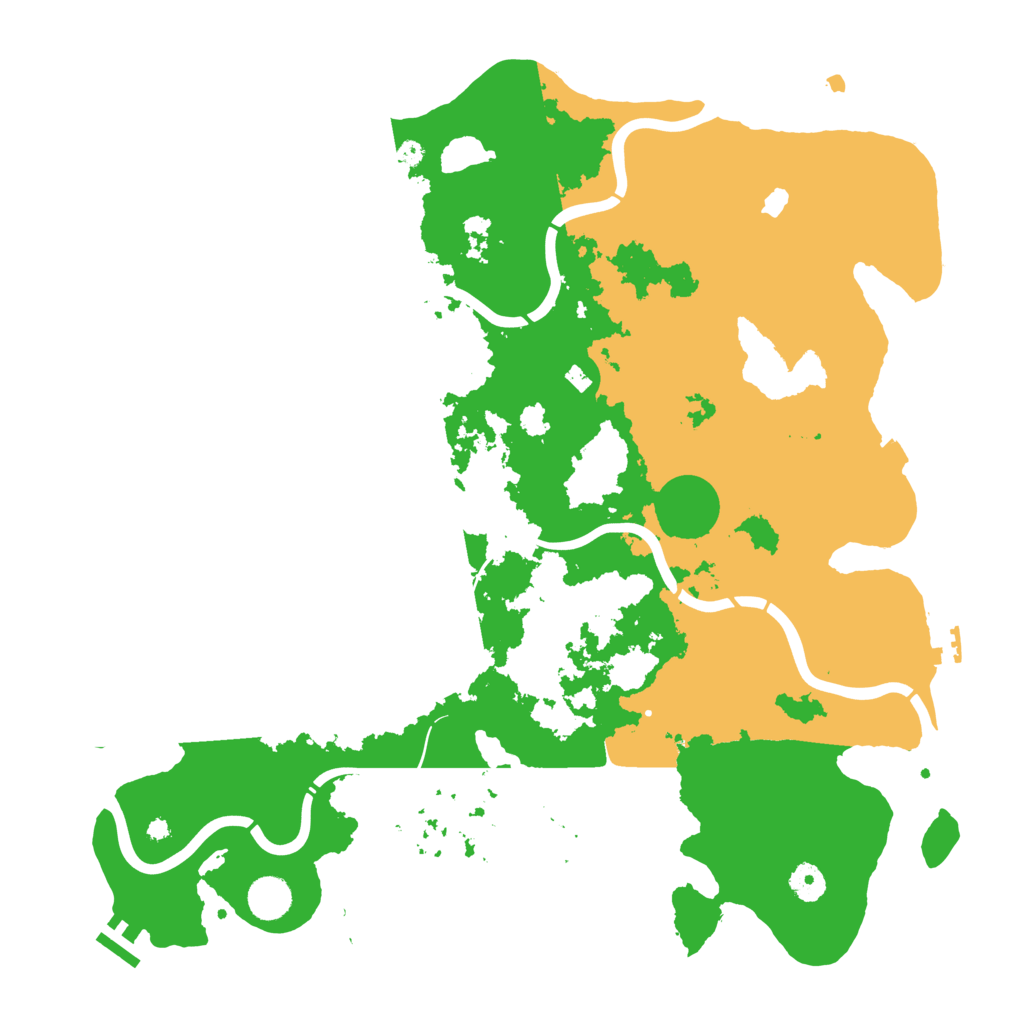 Biome Rust Map: Procedural Map, Size: 4250, Seed: 6412