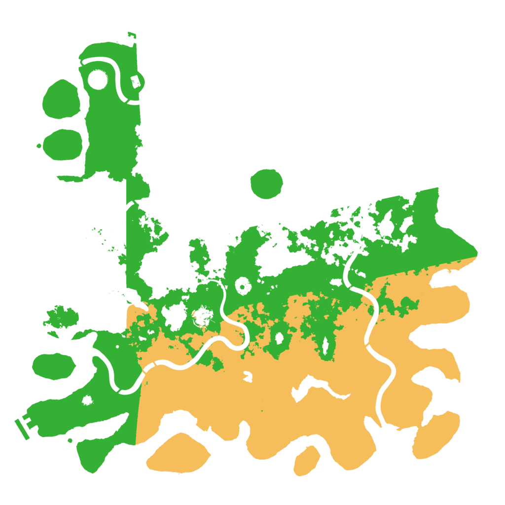 Biome Rust Map: Procedural Map, Size: 4500, Seed: 585465916