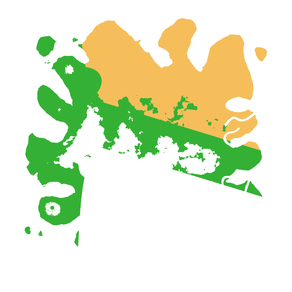 Biome Rust Map: Procedural Map, Size: 3000, Seed: 8910645