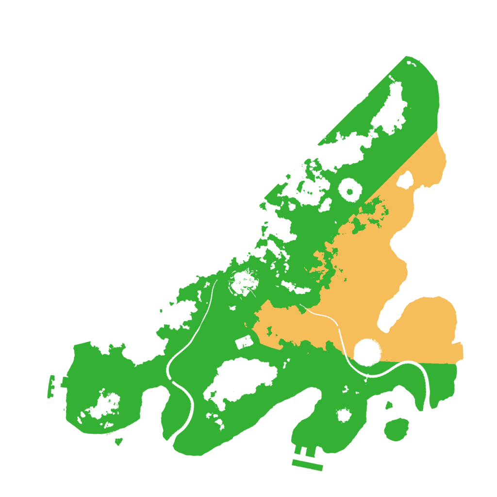 Biome Rust Map: Procedural Map, Size: 3250, Seed: 1834279980