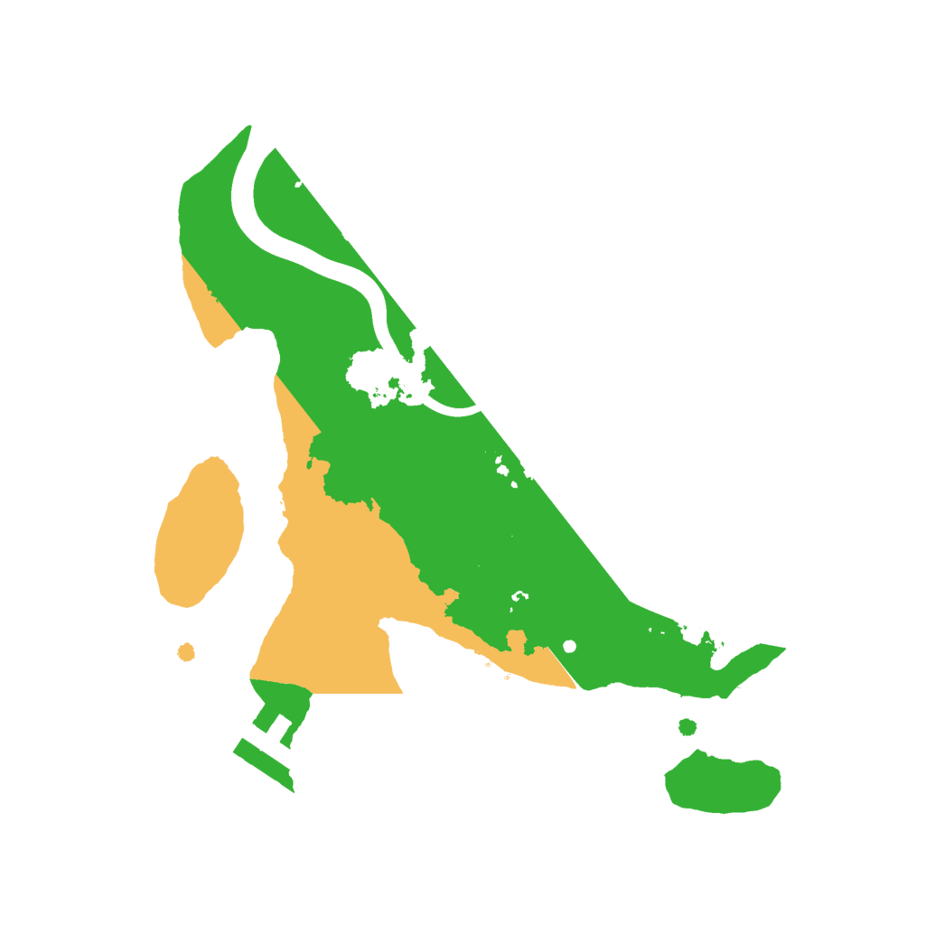 Biome Rust Map: Procedural Map, Size: 2100, Seed: 1611118362