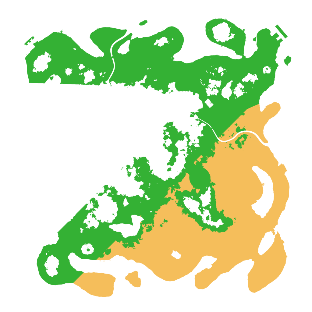 Biome Rust Map: Procedural Map, Size: 4000, Seed: 9998