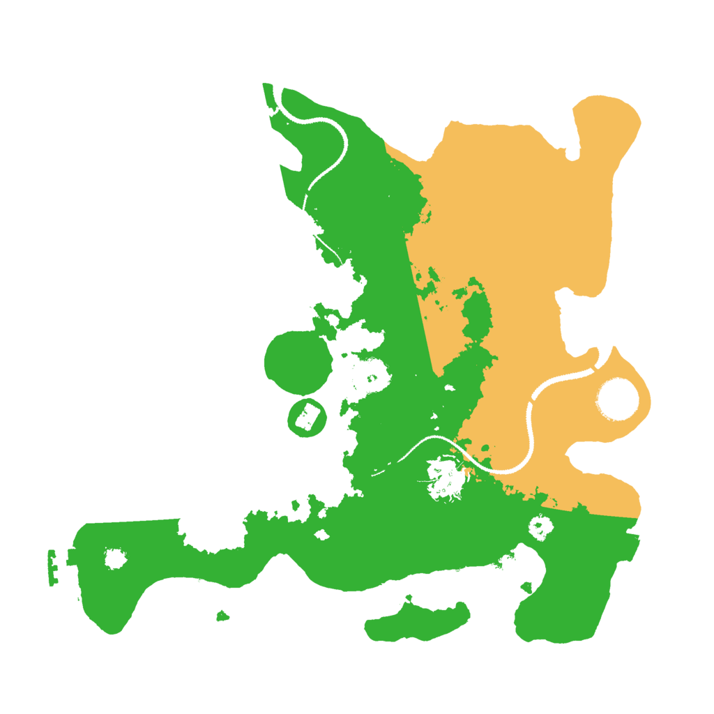 Biome Rust Map: Procedural Map, Size: 3000, Seed: 29738
