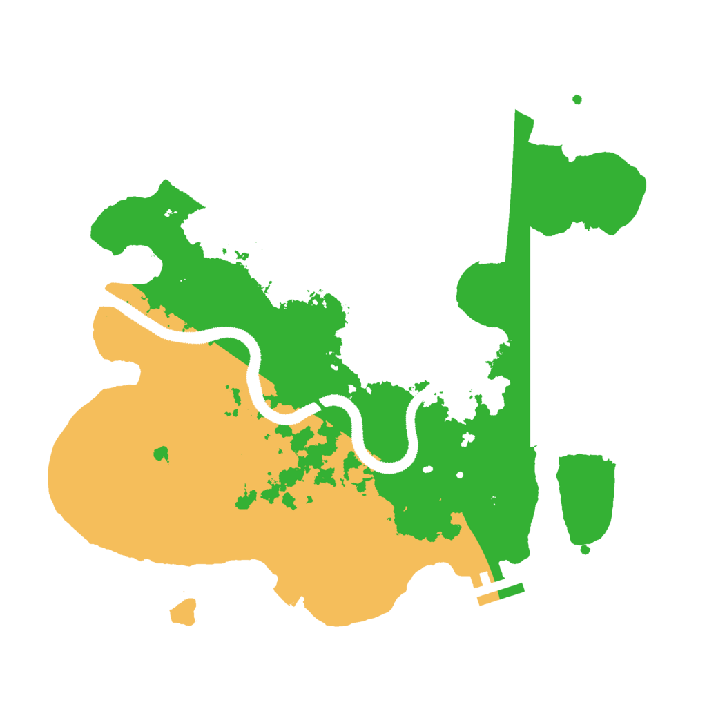 Biome Rust Map: Procedural Map, Size: 3000, Seed: 5293