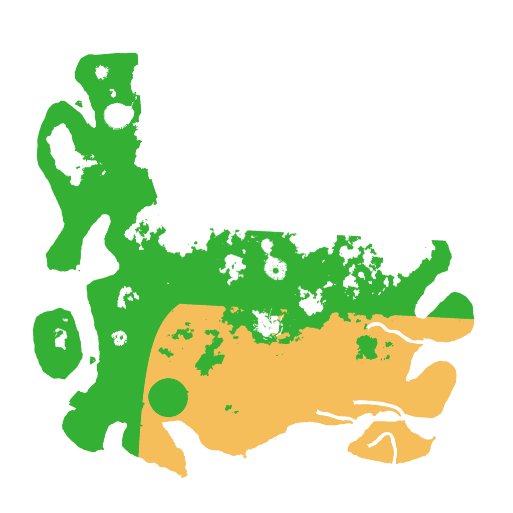 Biome Rust Map: Procedural Map, Size: 3500, Seed: 209220278