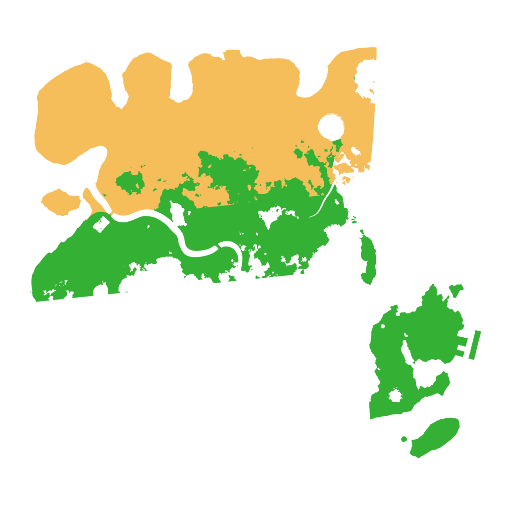 Biome Rust Map: Procedural Map, Size: 3500, Seed: 1108259558