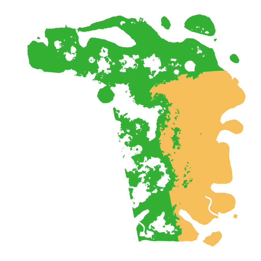 Biome Rust Map: Procedural Map, Size: 4400, Seed: 75609887