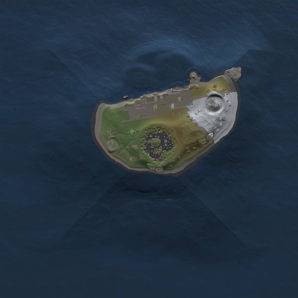 Rust Map: Procedural Map, Size: 1000, Seed: 719593015, 4 Monuments