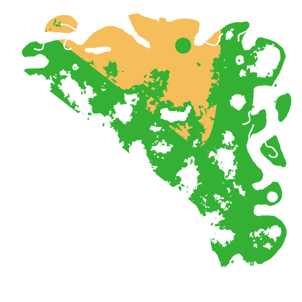 Biome Rust Map: Procedural Map, Size: 5000, Seed: 43011