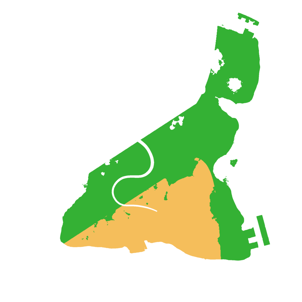 Biome Rust Map: Procedural Map, Size: 2000, Seed: 1540199960