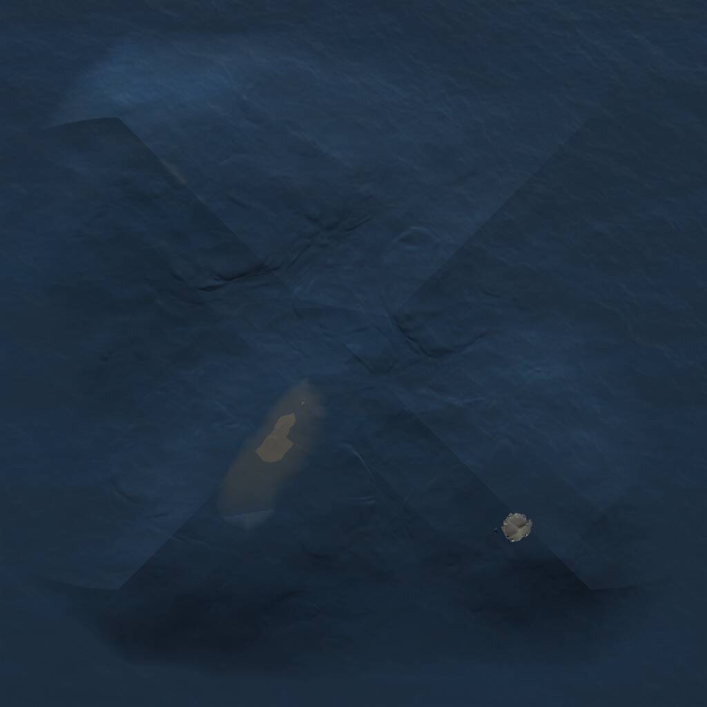 Rust Map: Procedural Map, Size: 1000, Seed: 1096085170, 1 Monuments