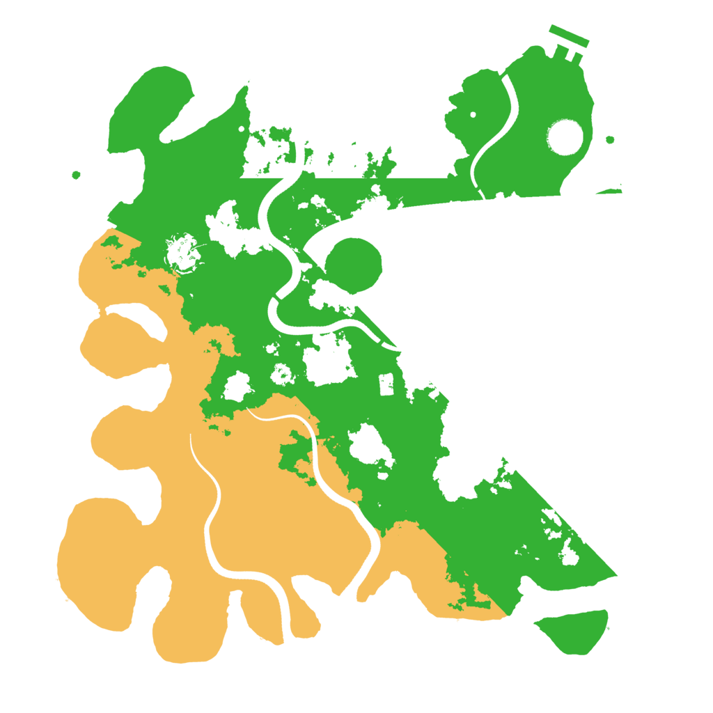 Biome Rust Map: Procedural Map, Size: 3500, Seed: 1794706826