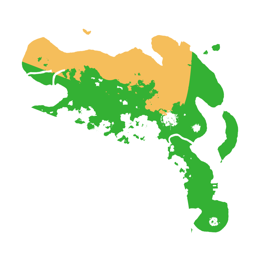 Biome Rust Map: Procedural Map, Size: 3000, Seed: 967372