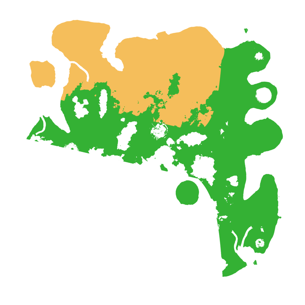 Biome Rust Map: Procedural Map, Size: 3500, Seed: 87962918