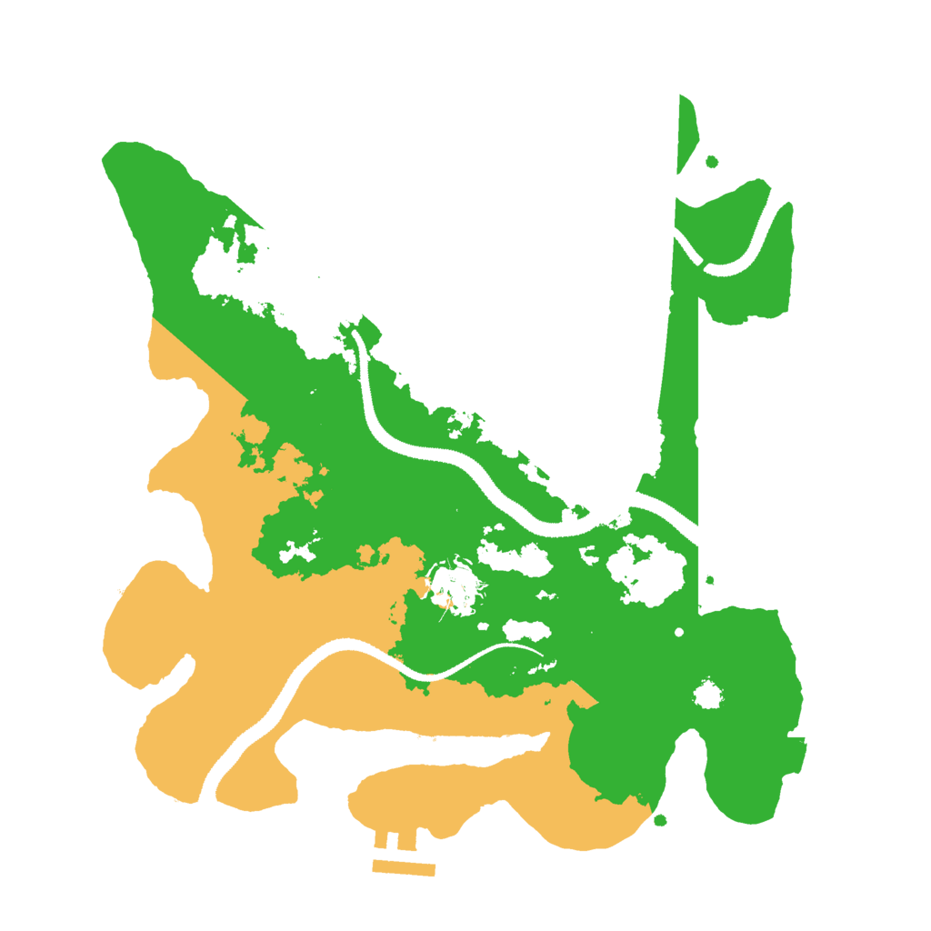 Biome Rust Map: Procedural Map, Size: 3000, Seed: 2459062