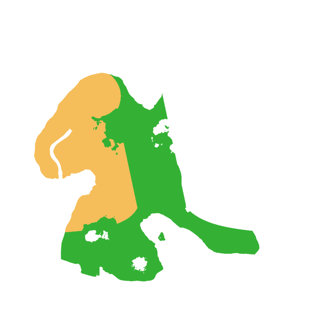 Biome Rust Map: Procedural Map, Size: 2000, Seed: 47893