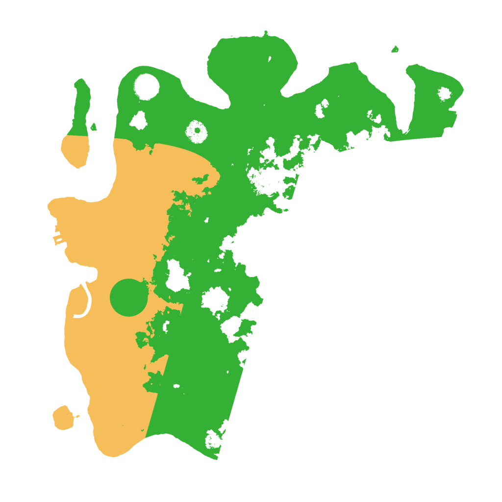 Biome Rust Map: Procedural Map, Size: 3500, Seed: 776079687