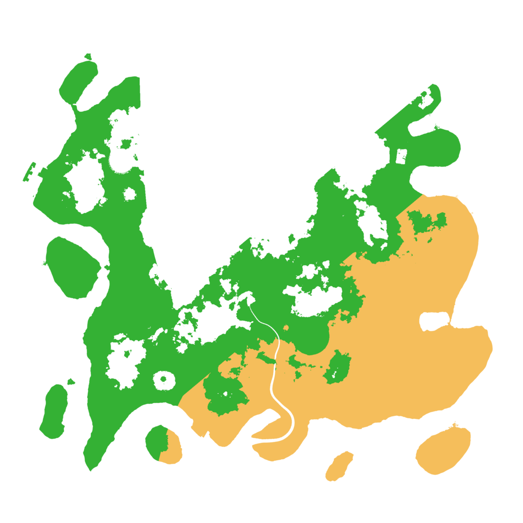 Biome Rust Map: Procedural Map, Size: 3700, Seed: 644158159