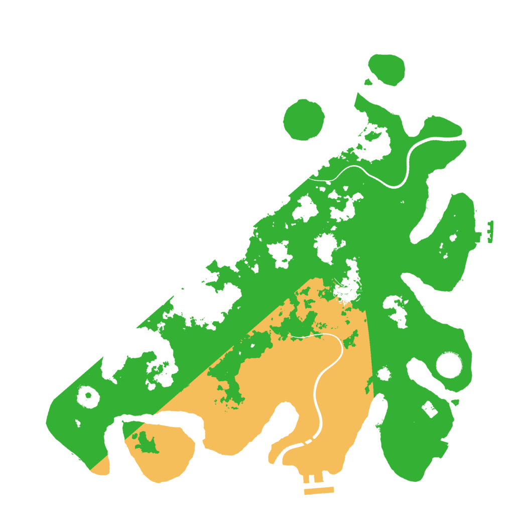 Biome Rust Map: Procedural Map, Size: 3500, Seed: 837597923