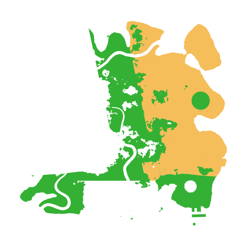 Biome Rust Map: Procedural Map, Size: 3500, Seed: 1574909586