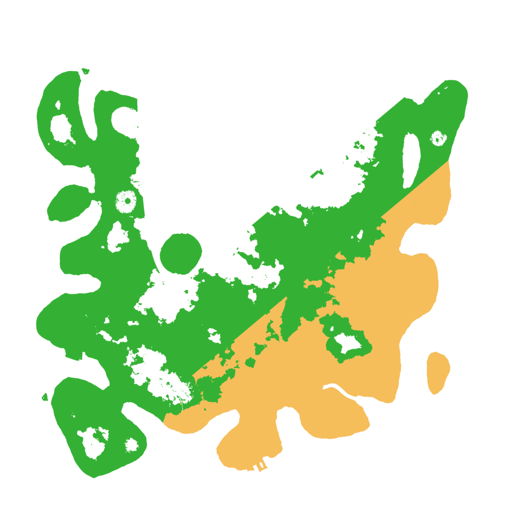 Biome Rust Map: Procedural Map, Size: 3500, Seed: 53293345