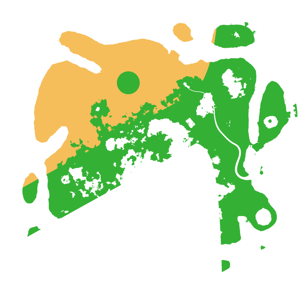 Biome Rust Map: Procedural Map, Size: 3500, Seed: 1595280507