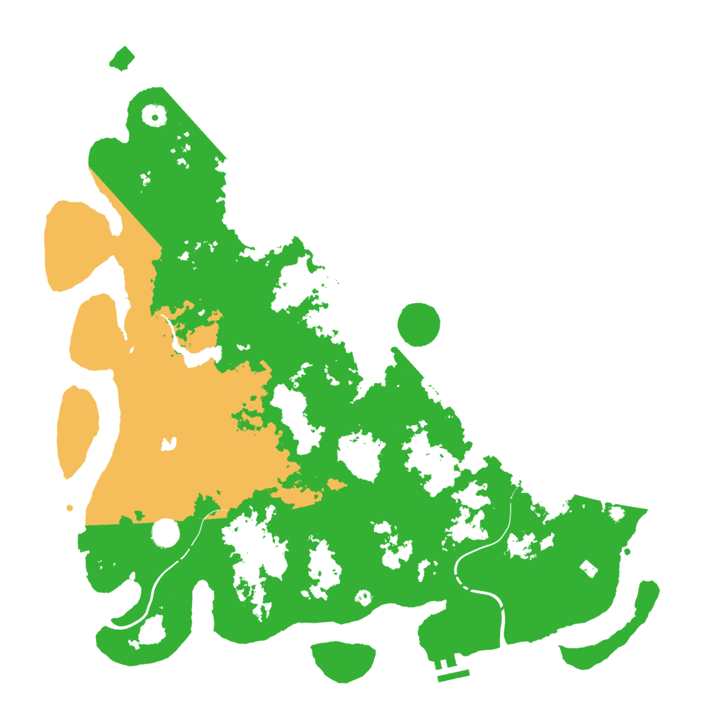 Biome Rust Map: Procedural Map, Size: 4500, Seed: 230823