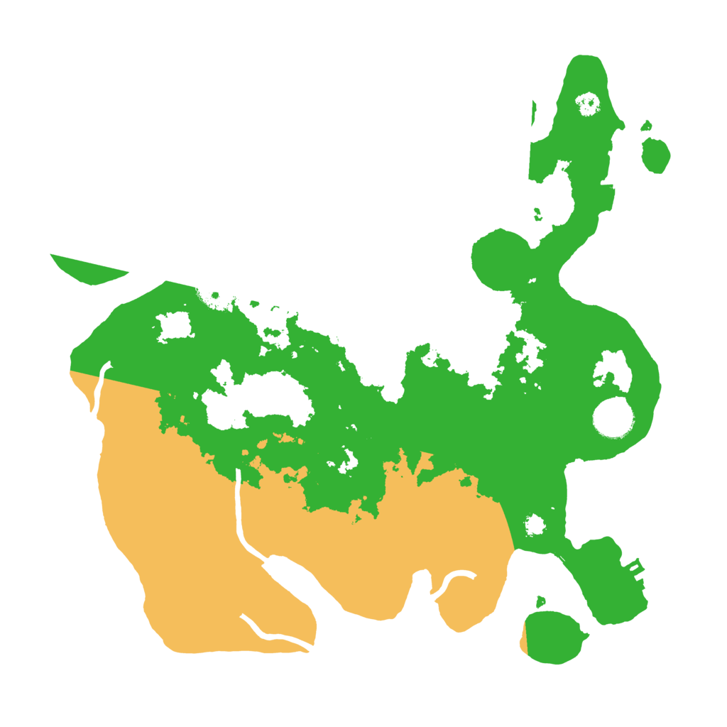 Biome Rust Map: Procedural Map, Size: 3200, Seed: 2029836