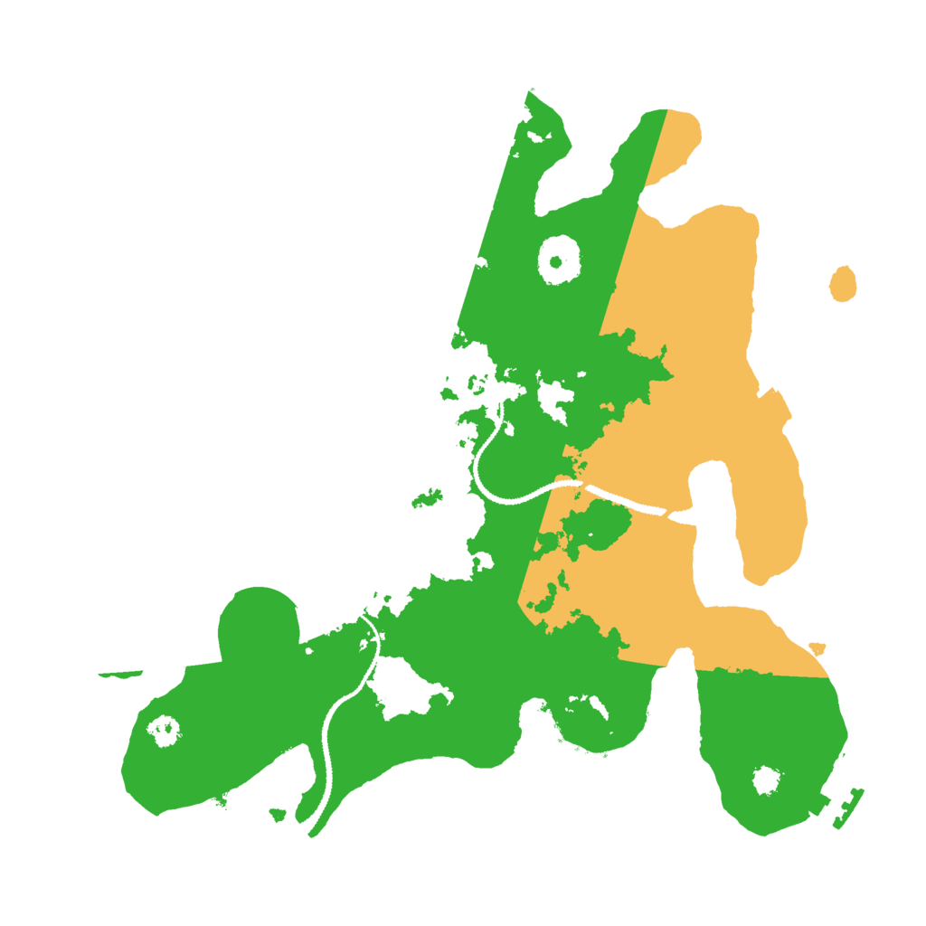 Biome Rust Map: Procedural Map, Size: 3000, Seed: 21499