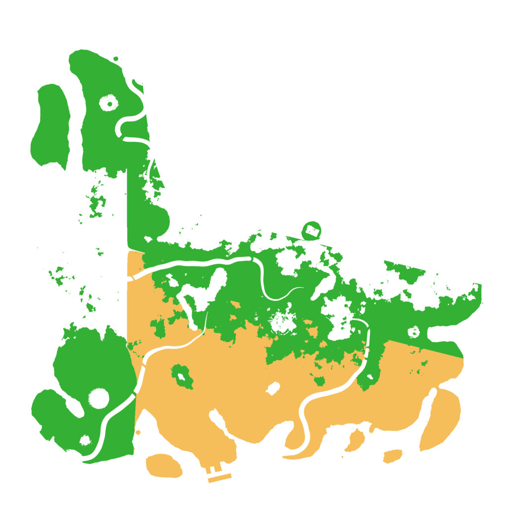 Biome Rust Map: Procedural Map, Size: 4350, Seed: 23082023
