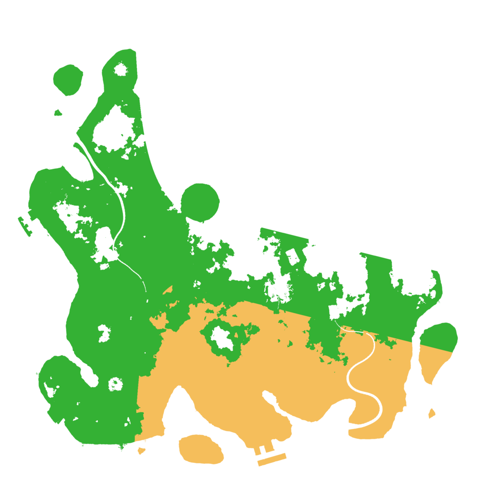 Biome Rust Map: Procedural Map, Size: 3500, Seed: 23082023