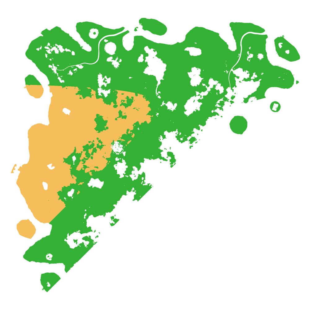 Biome Rust Map: Procedural Map, Size: 4800, Seed: 610523312