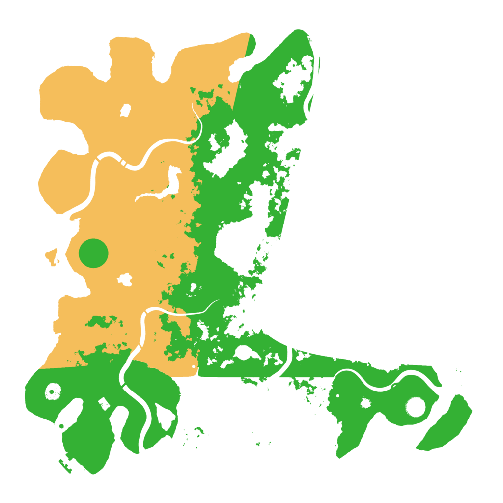 Biome Rust Map: Procedural Map, Size: 4500, Seed: 1908512972