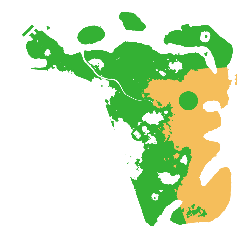 Biome Rust Map: Procedural Map, Size: 3500, Seed: 1092020176