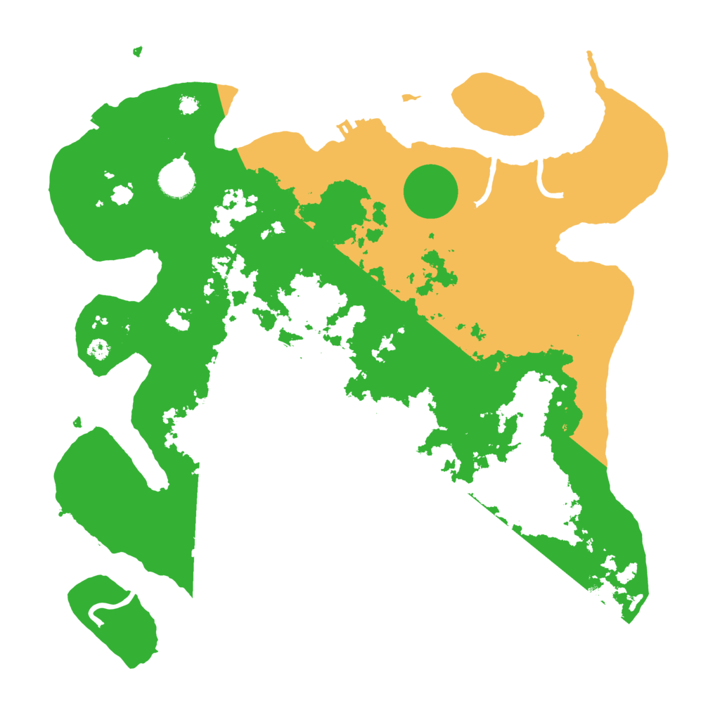 Biome Rust Map: Procedural Map, Size: 3500, Seed: 39154104