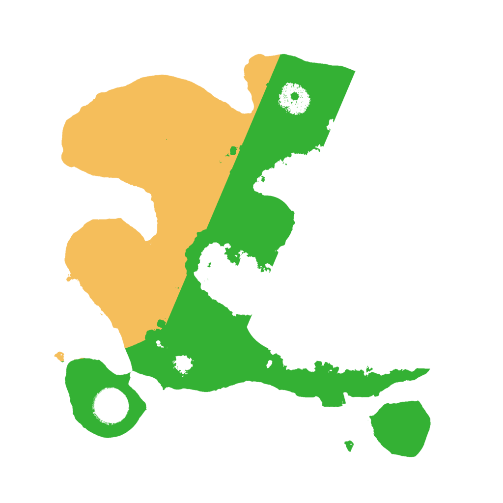 Biome Rust Map: Procedural Map, Size: 2500, Seed: 1593134035