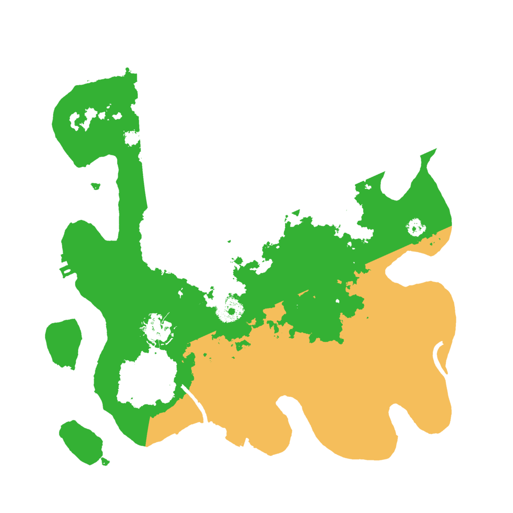 Biome Rust Map: Procedural Map, Size: 3000, Seed: 20975