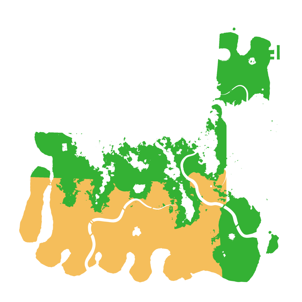 Biome Rust Map: Procedural Map, Size: 4250, Seed: 53153