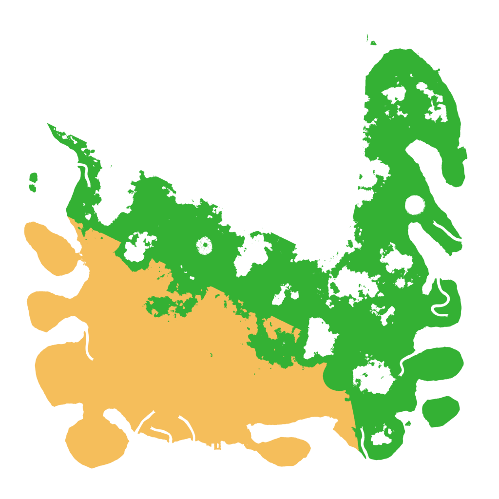 Biome Rust Map: Procedural Map, Size: 4500, Seed: 17618994
