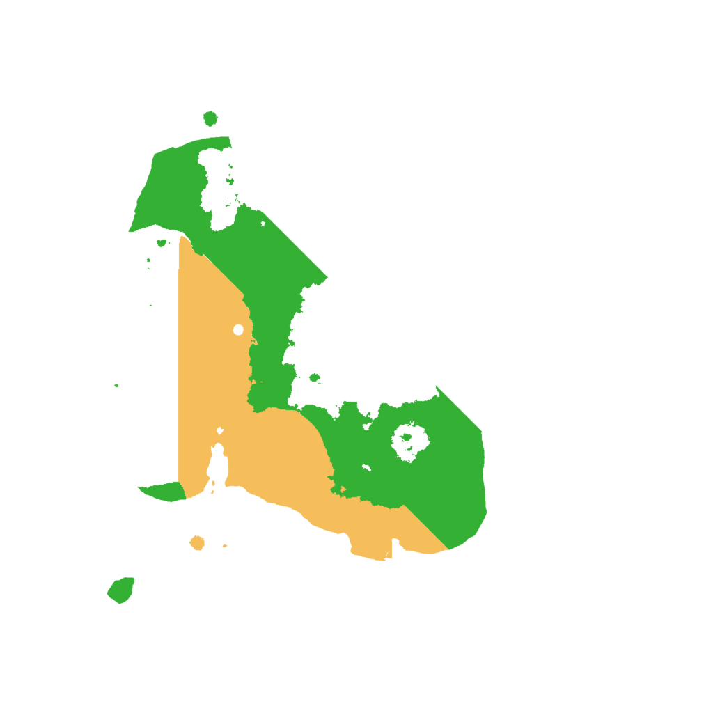 Biome Rust Map: Procedural Map, Size: 2000, Seed: 886046248