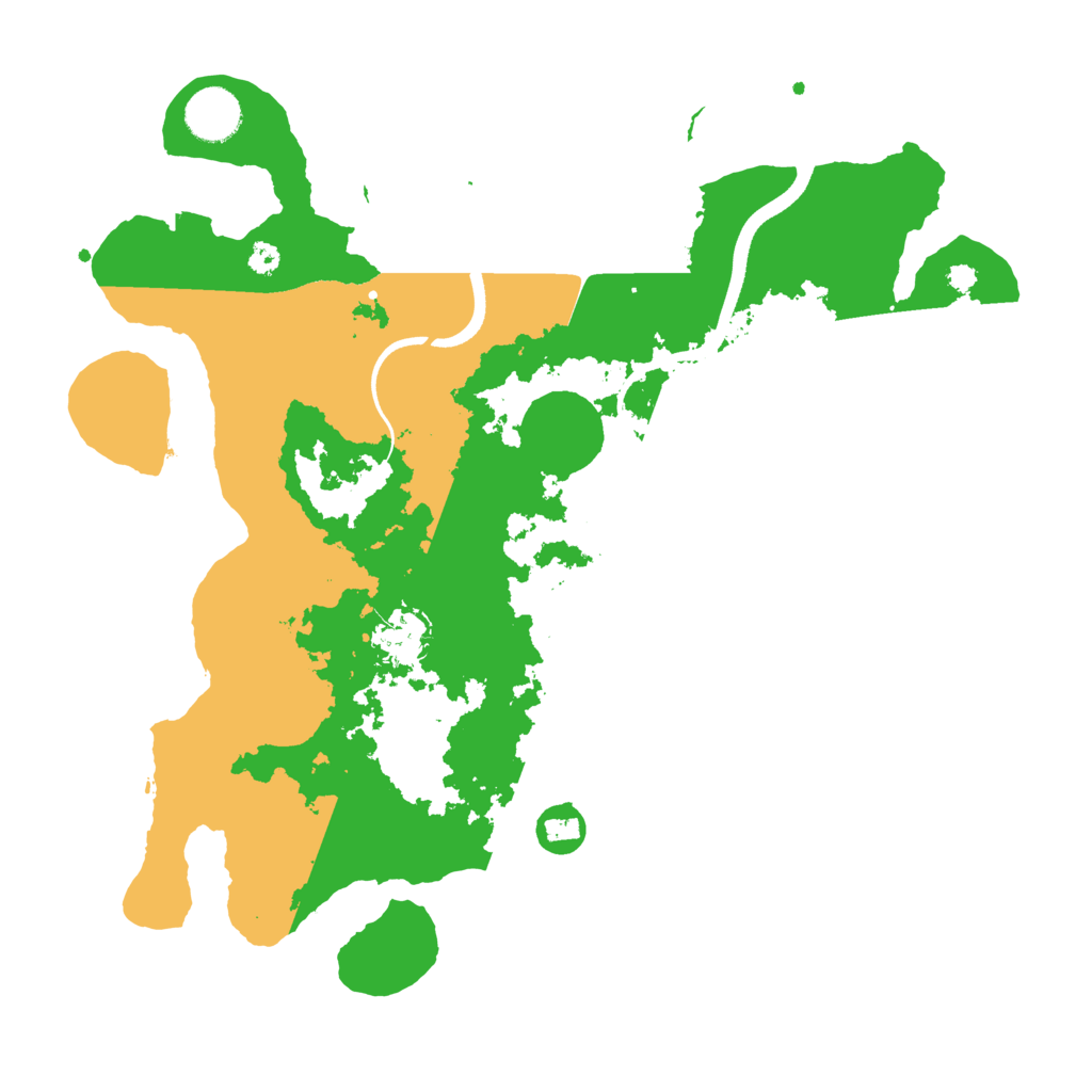 Biome Rust Map: Procedural Map, Size: 3500, Seed: 8243200