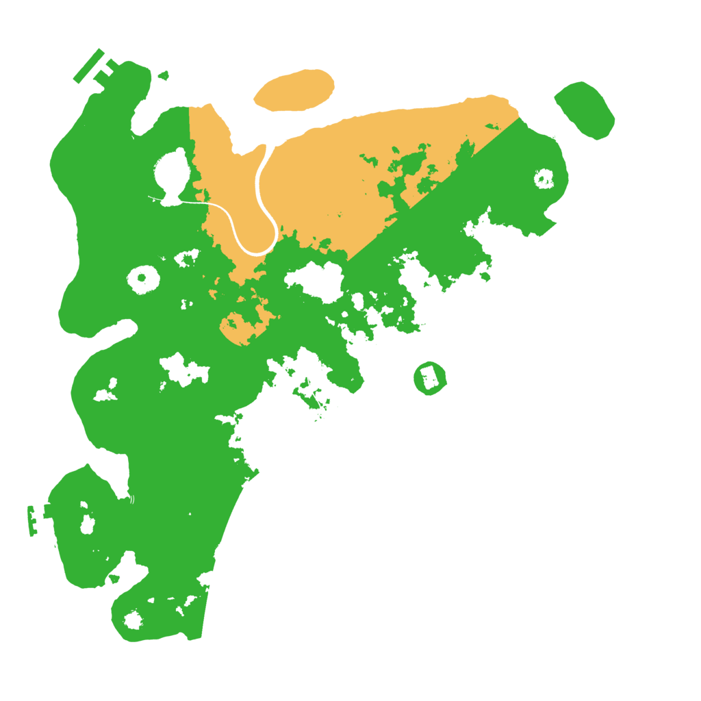 Biome Rust Map: Procedural Map, Size: 3500, Seed: 723754440