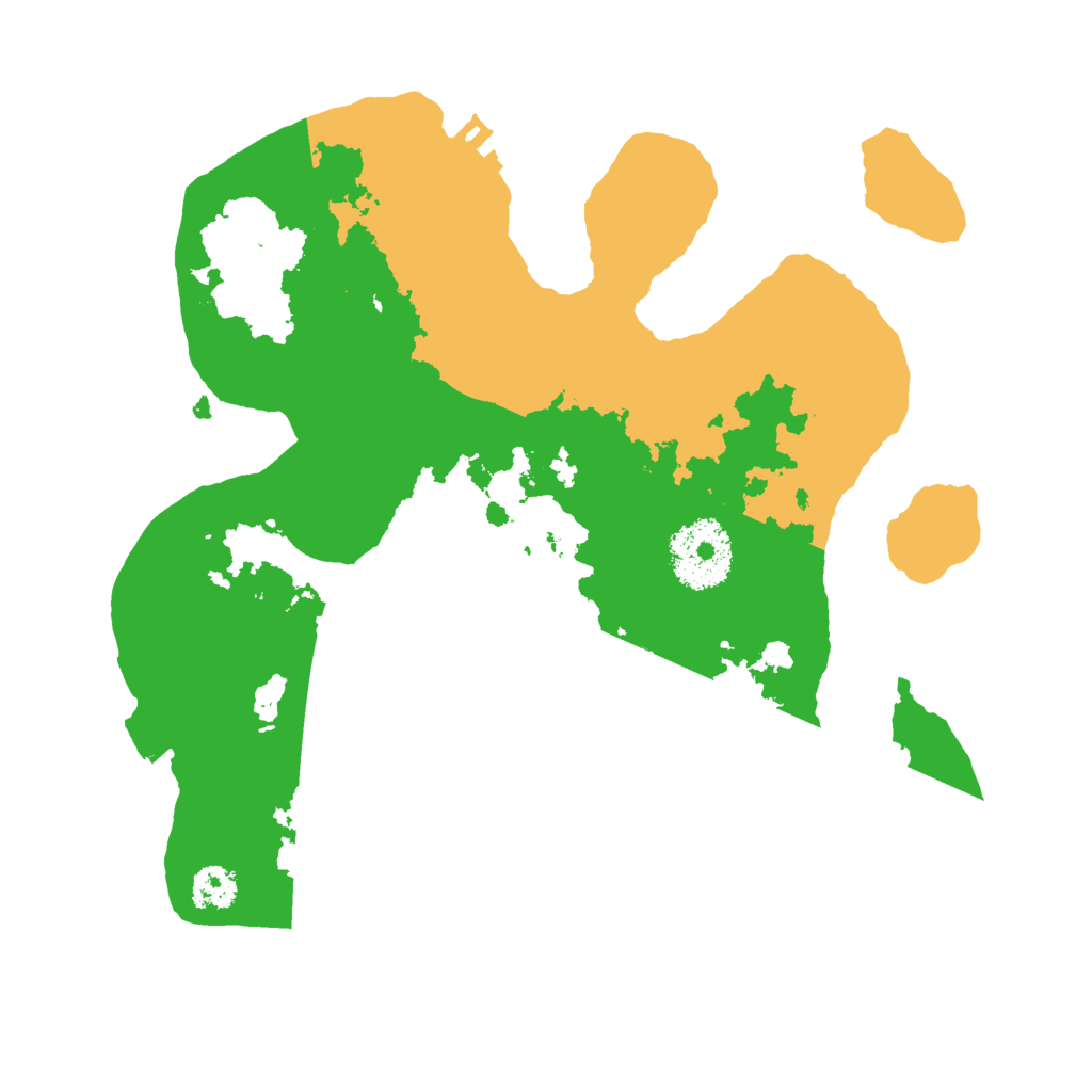 Biome Rust Map: Procedural Map, Size: 2500, Seed: 10419871