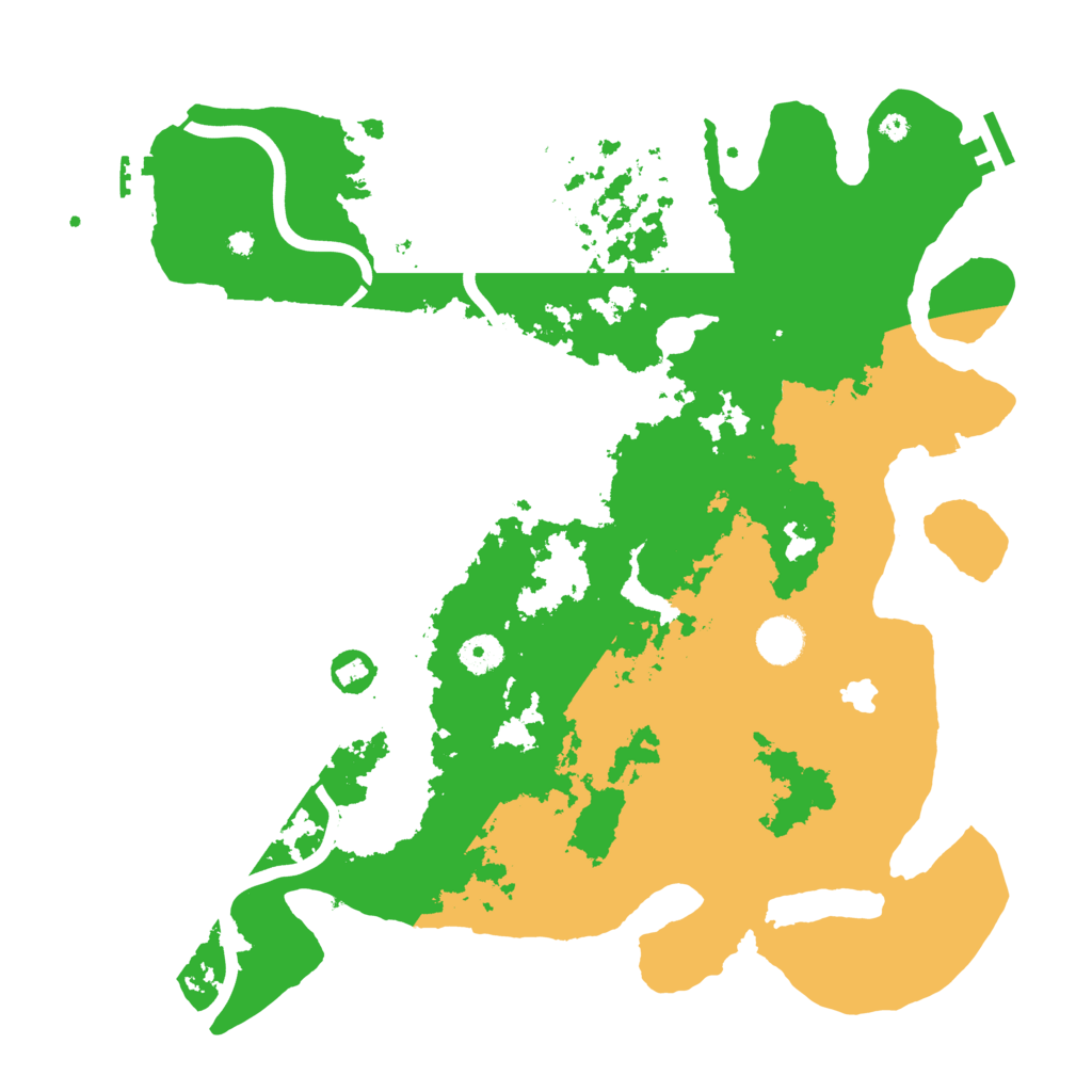 Biome Rust Map: Procedural Map, Size: 4000, Seed: 843463188