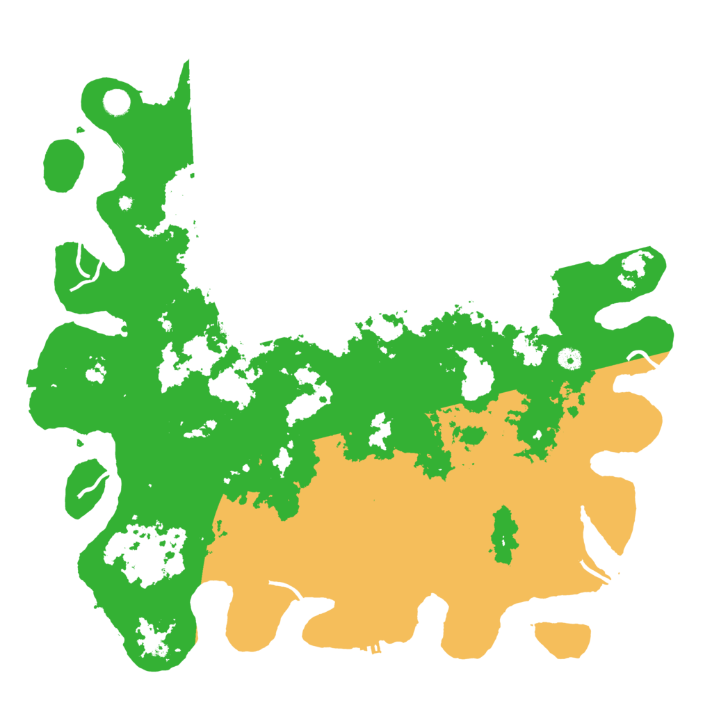 Biome Rust Map: Procedural Map, Size: 4666, Seed: 1