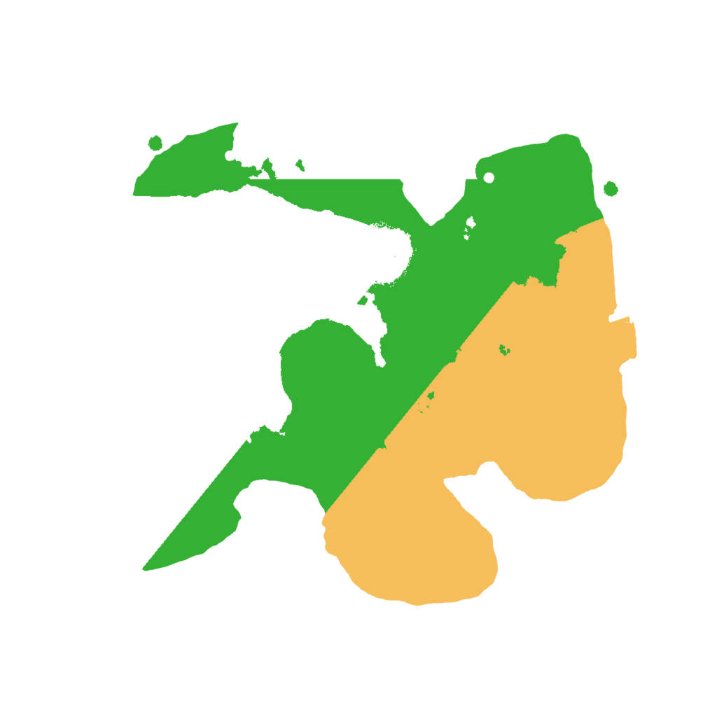 Biome Rust Map: Procedural Map, Size: 2000, Seed: 305642