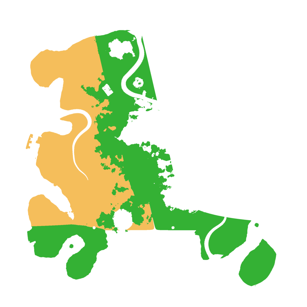 Biome Rust Map: Procedural Map, Size: 3000, Seed: 5482
