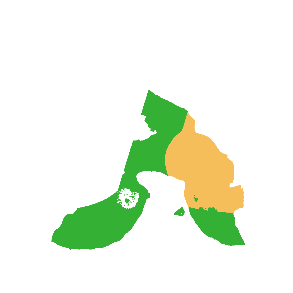 Biome Rust Map: Procedural Map, Size: 1500, Seed: 12343