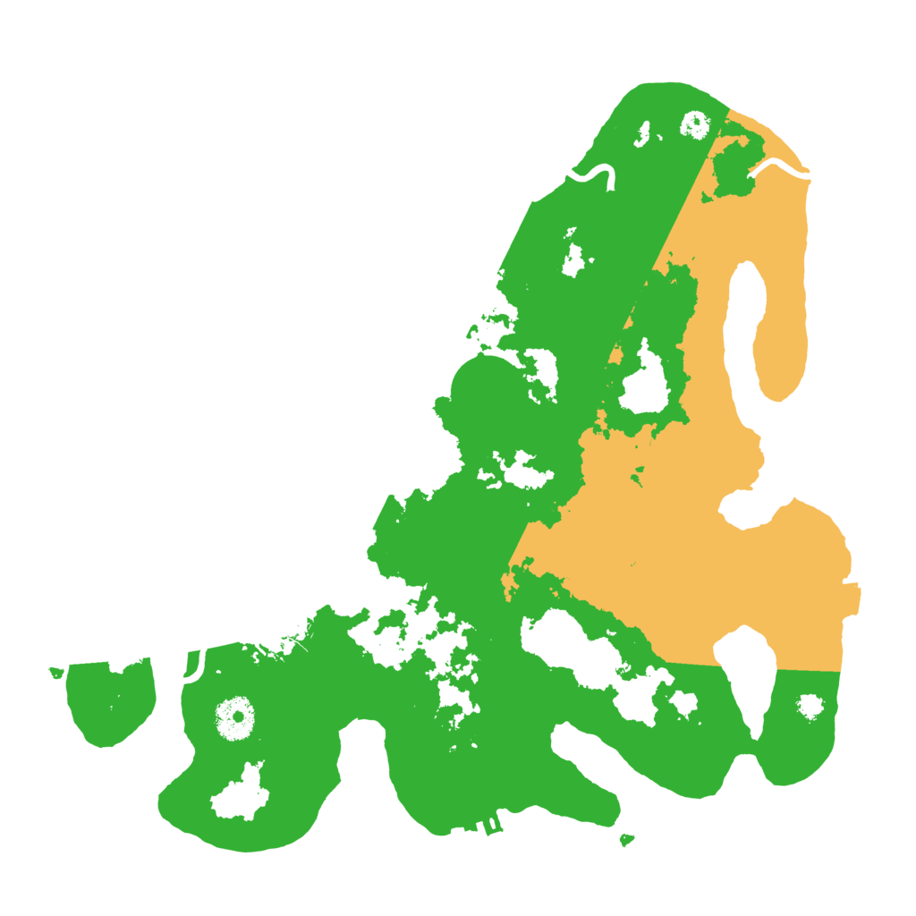 Biome Rust Map: Procedural Map, Size: 3300, Seed: 159237