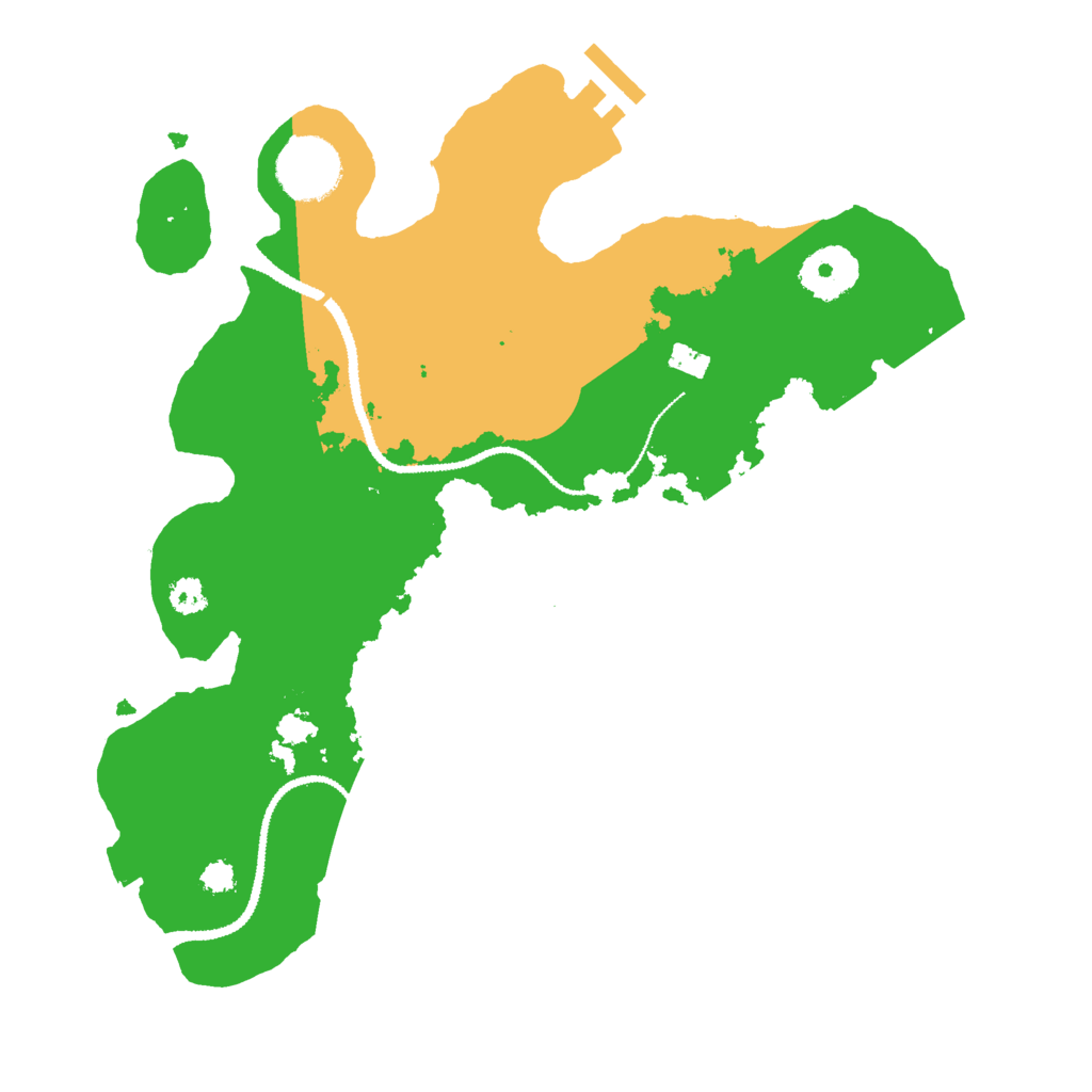 Biome Rust Map: Procedural Map, Size: 3000, Seed: 1125804569